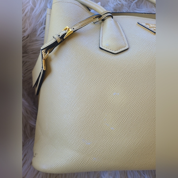 Prada Double Tote Saffiano Leather Color Ginestra - Picture 15 of 16